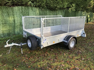 Ifor Williams P8e Ramp Flotation Wheels Unbraked Trailer Mesh