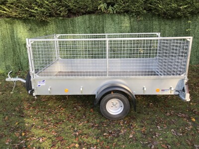 Ifor Williams P8e Ramp Flotation Wheels Unbraked Trailer Mesh