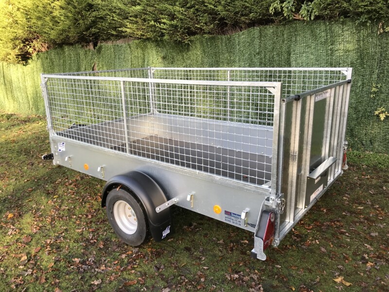 Ifor Williams P8e Ramp Flotation Wheels Unbraked Trailer Mesh