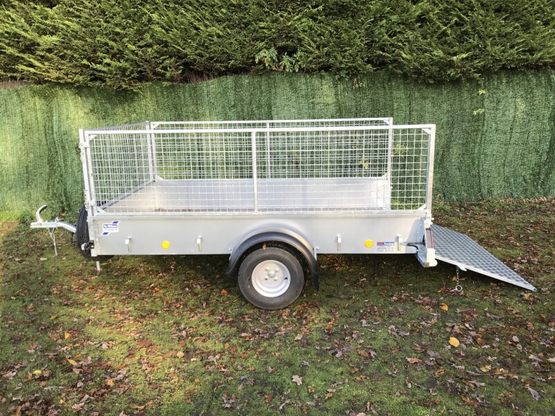 Ifor Williams P8e Ramp Flotation Wheels Unbraked Trailer Mesh