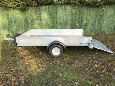 Ifor Williams P8e Ramp Flotation Wheels Unbraked Trailer