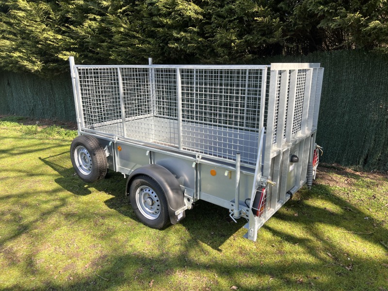 Ifor Williams GD84G Ramp Single Axle General Duty Trailer with Mesh Sides Fitted