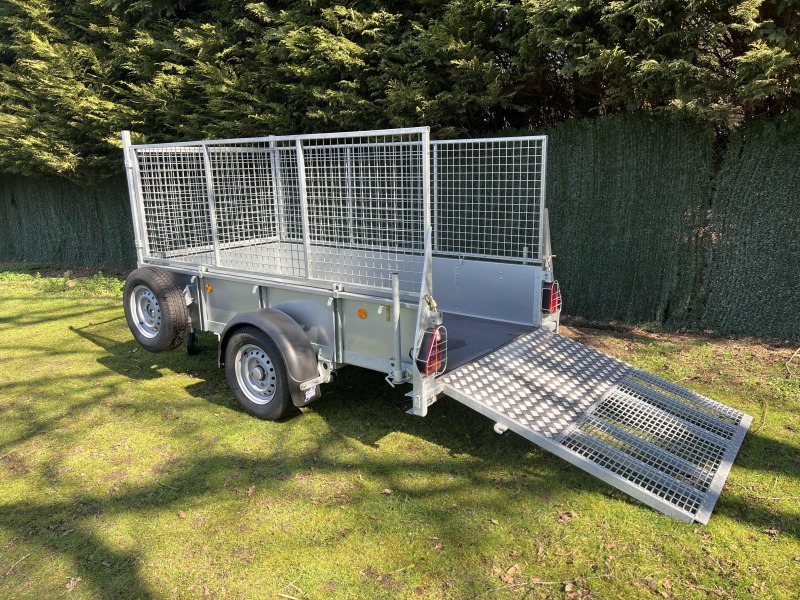 Ifor Williams GD84G Ramp Single Axle General Duty Trailer with Mesh Sides Fitted