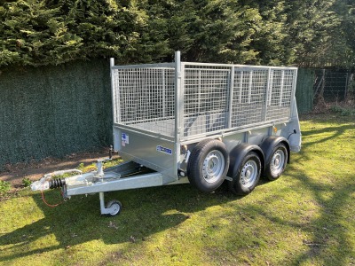 Ifor Williams GD84G Ramp Twin Axle General Duty Trailer with Mesh Sides Fitted