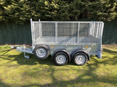 Ifor Williams GD84G Ramp Twin Axle General Duty Trailer with Mesh Sides Fitted