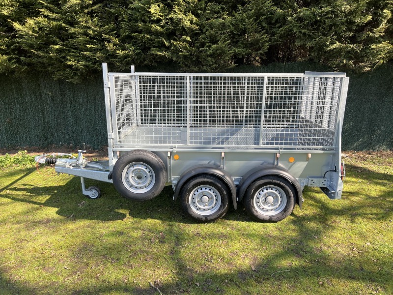 Ifor Williams GD84G Ramp Twin Axle General Duty Trailer with Mesh Sides Fitted