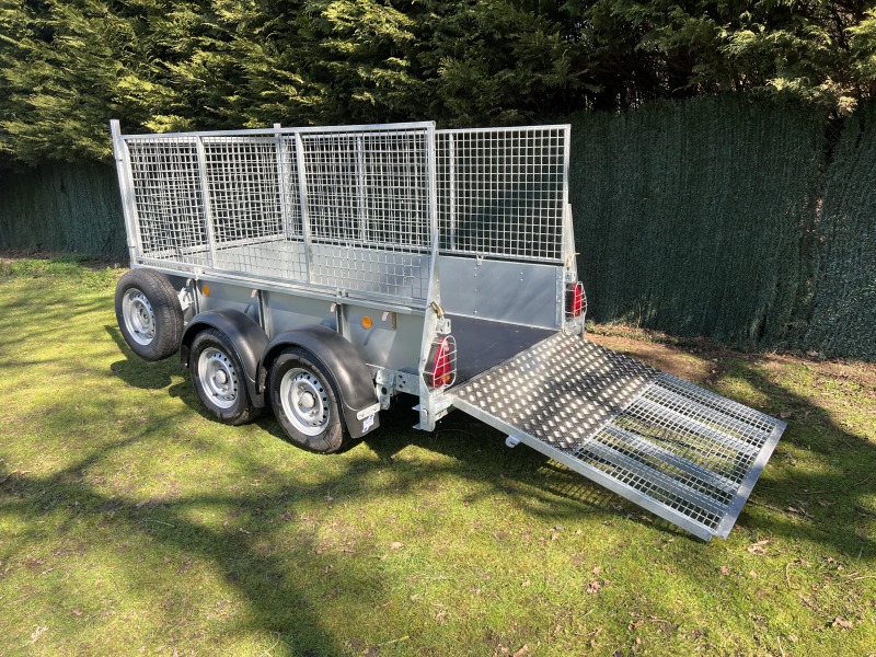 Ifor Williams GD84G Ramp Twin Axle General Duty Trailer with Mesh Sides Fitted