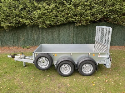New Ifor Williams GD84GTA Twin Axle General Duty Trailer for Sale Side View