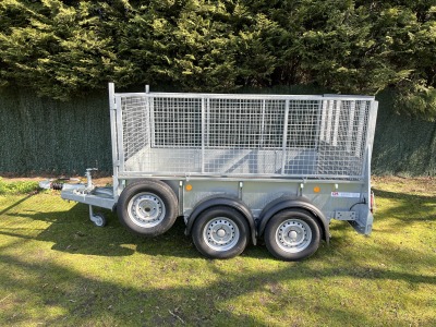 Ifor Williams GD85G Ramp Twin Axle General Duty Trailer with Mesh Sides Fitted