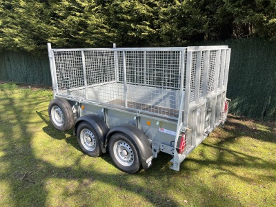 Ifor Williams GD85G Ramp Twin Axle General Duty Trailer with Mesh Sides Fitted