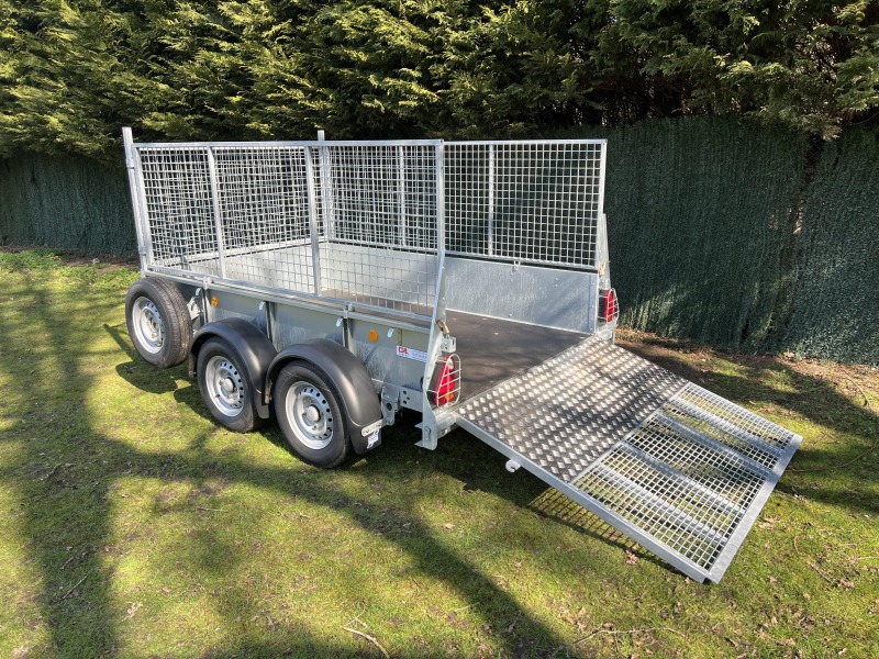 Ifor Williams GD85G Ramp Twin Axle General Duty Trailer with Mesh Sides Fitted