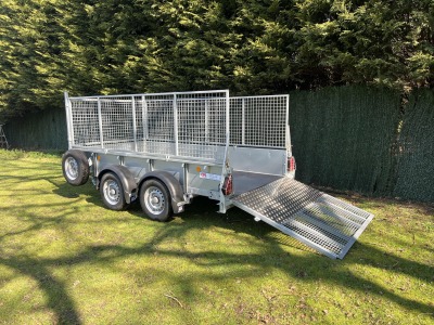 Ifor Williams GD105G Ramp General Duty Trailer with Mesh Sides Fitted