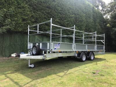 Ifor Williams LM186T Flat Bed Trailer Tipi Framework