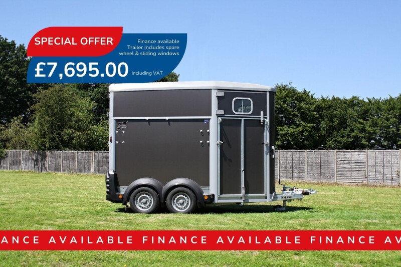 Ifor Williams HB506 Double Horse Trailer - Graphite