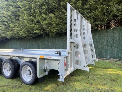 Ifor Williams GX126 Ramp Tri Axle Plant Trailer