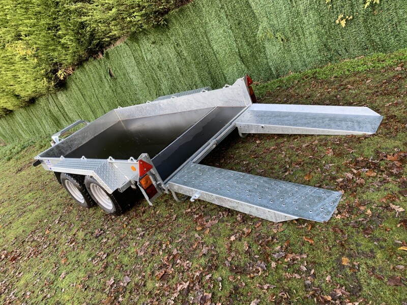 Ifor Williams GH1054 Beavertail Plant Trailer With 4ft 9in Skids
