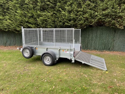 Ifor Williams GD85G Trailer for Hire - Loading Ramp from the side