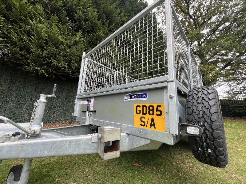 Ifor Williams GD85G Trailer for Hire - Spare Wheel, Lock and Wheel Brace