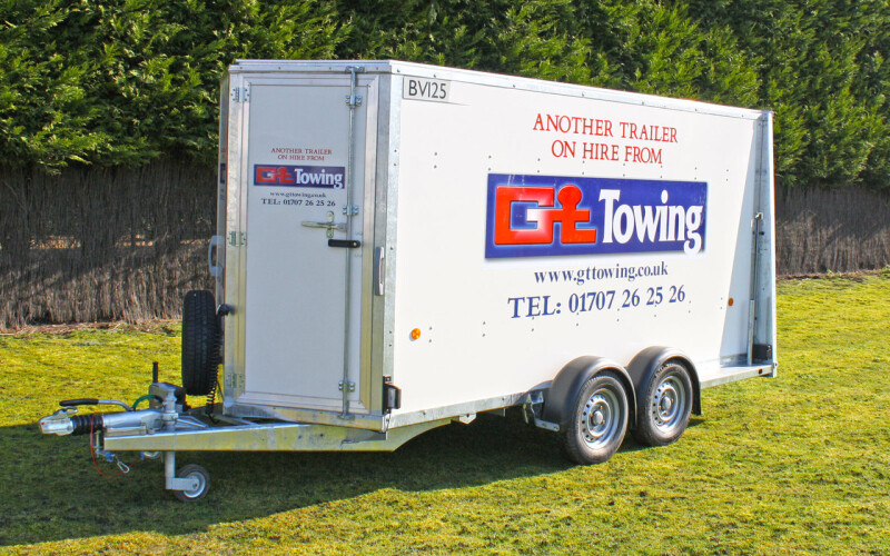 Ifor Williams Twin Axle Enclosed Trailer Hire &ndash; 3.66m x 1.52m / 12ft 0" x 5ft 0" &ndash; (BV125G) (6)
