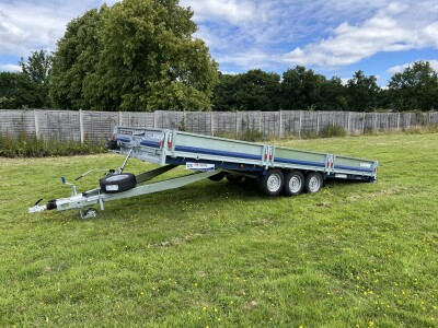 Brian James 5.5m x 2.02m Tilt Bed Cargo Connect Car Trailer Hire & Goods Trailer Hire (CT15)