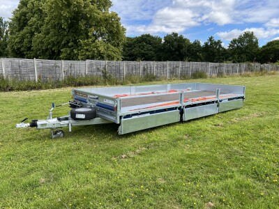 Brian James 5.5m x 2.02m Tilt Bed Cargo Connect Car Trailer Hire & Goods Trailer Hire (CT15)