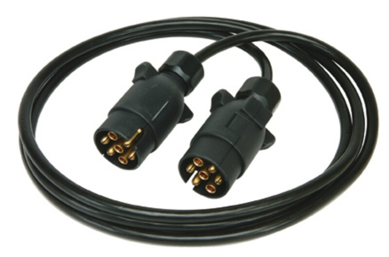 Ifor Williams 3m Trailer 7 Pin Plug To Plug Extension Lead - AS8383