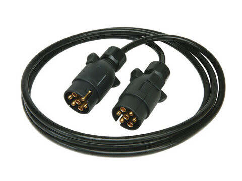 Ifor Williams 3m Trailer 7 Pin Plug To Plug Extension Lead - AS8383