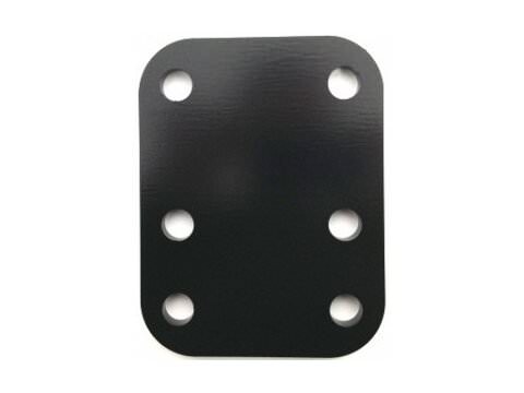 6 Hole Black Towbar Drop Plate