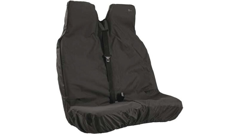 Ford Transit Passenger Double Seat Cover - Black