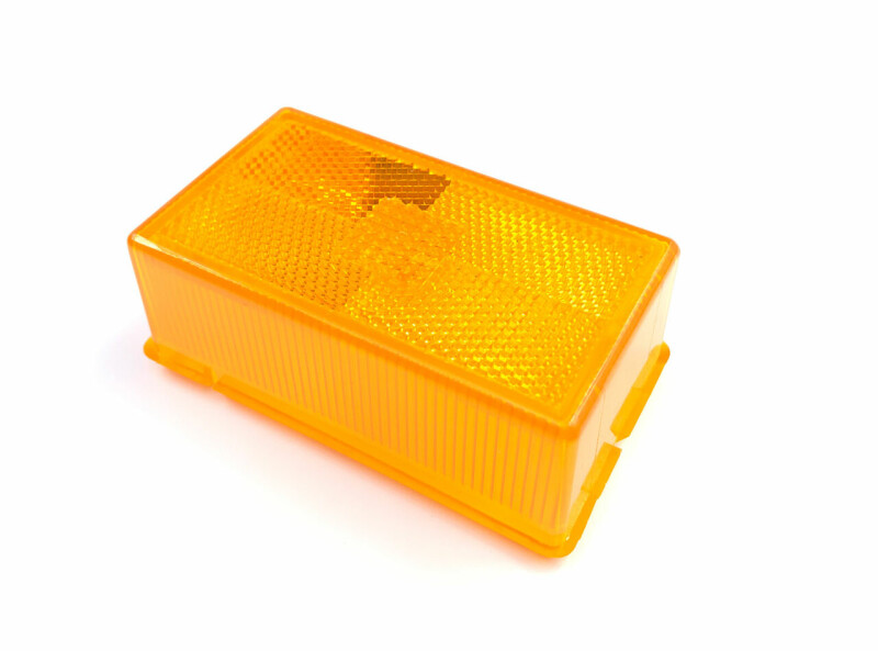 Ifor Williams Rubbolite Oblong Amber Side Marker Light Lens - P06782/1