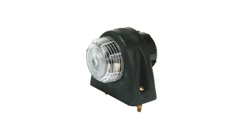 Side Marker Lamp with Clear and Black Lens - P0652/84