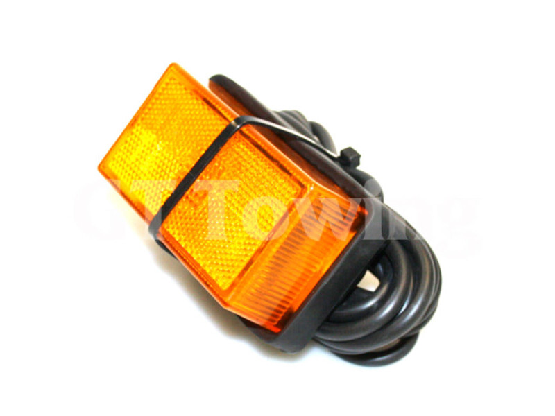 Ifor Williams Rubbolite Oblong Amber Side Marker Light  - P06782B