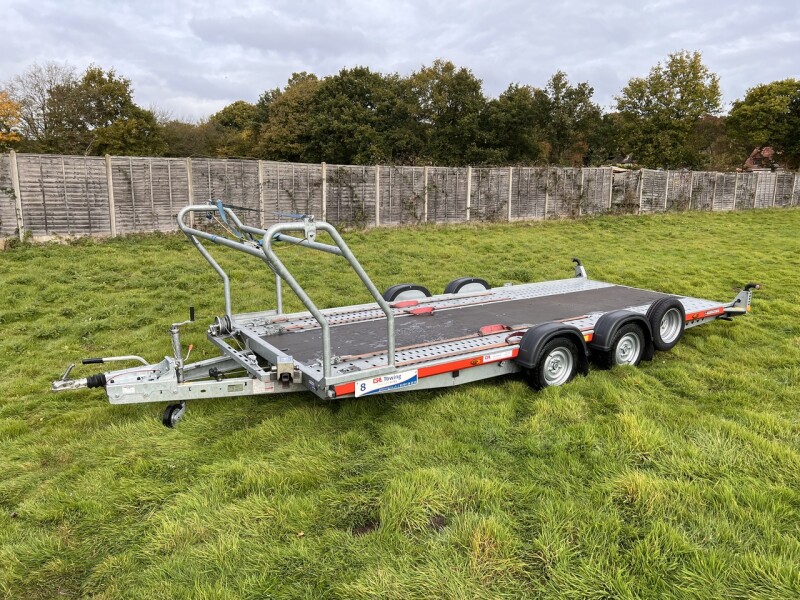 Medium / Large Brian James Car Trailer Hire – 5.0m x 2.0m / 16ft 5" x 6ft 6" – (CT8)