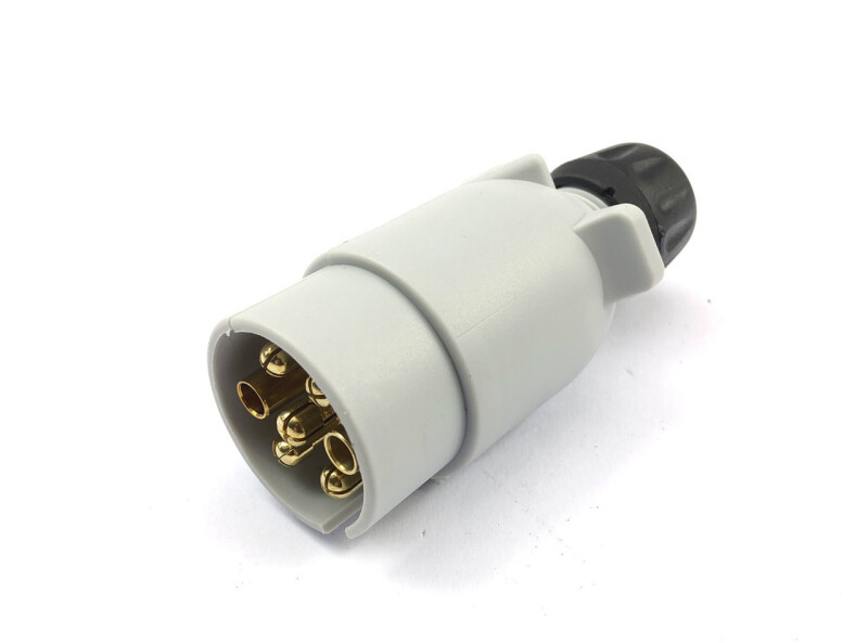 7 Pin 12S Grey Caravan Supplimentary Plug