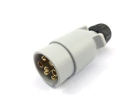 7 Pin 12S Grey Caravan Supplimentary Plug