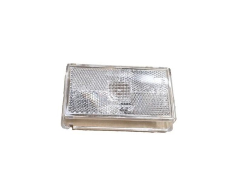 Ifor Williams Rubbolite Clear Shallow Front Marker Light Lens - P067851