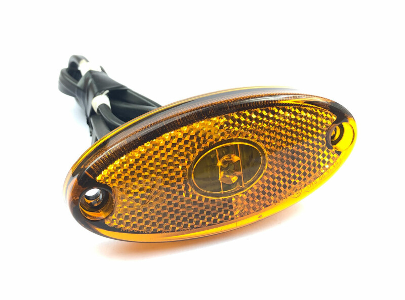 Ifor Williams LED Side Marker Amber Oval Lamp - P06991