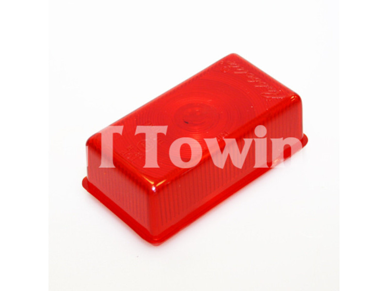 Small Oblong Red Rubbolite Lens - P067872