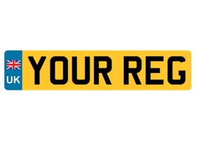 UK Rear Number Plate