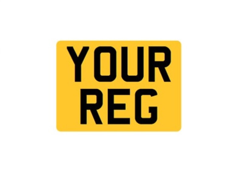 Rear Square Number Plate