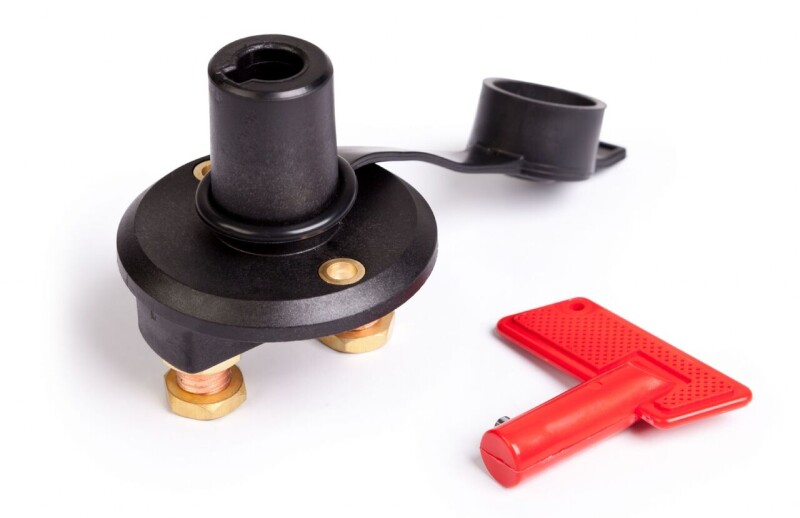 Ifor Williams Battery Isolator Tipper Trailer Switch & Red Key - P0670
