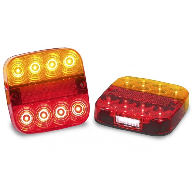 Autolamp Square Combination 12v LED Light Lamps