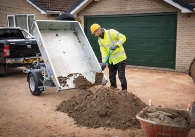 Ifor Williams TT2012 Manual Tipper Trailer Tipping