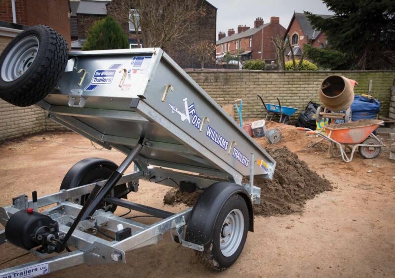 Ifor Williams TT2012 Manual Tipper Trailer Unload