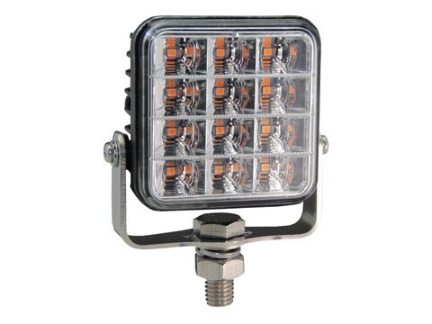 Durite 12V-24V Square LED Amber Warning Light 0-442-00