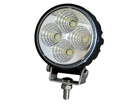 Durite 4 LED Small Round Magnetic Work Lamp 0-420-69