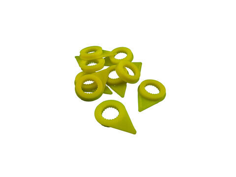 Ifor Williams Yellow Hi Viz Checkpoint Wheel Bolt / Nut Pointer Indicator