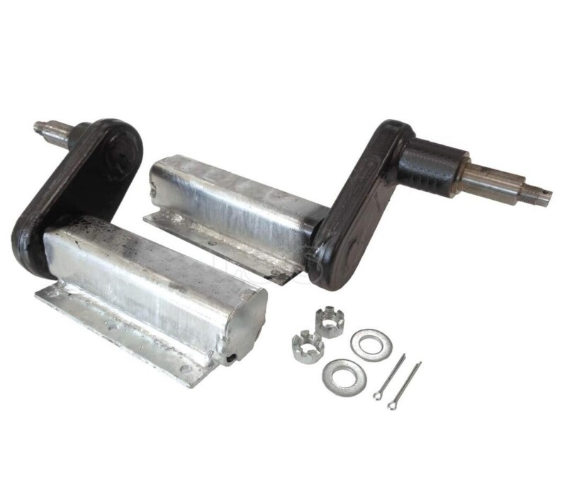 350kg Trailer Suspension Units (Pair) 7CWT 6 Hole 1 Inch Extended Stub Axle
