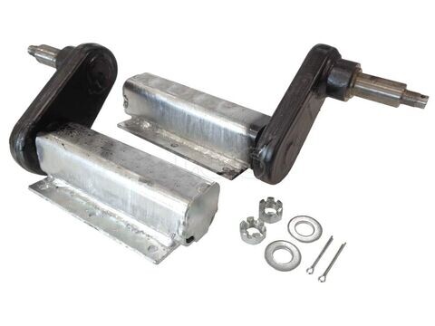 500kg Trailer Suspension Units (Pair) 10CWT 6 Hole 1 Inch Standard Stub Axle