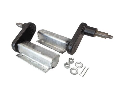 500kg Trailer Suspension Units (Pair) 10CWT 6 Hole 1 Inch Extended Stub Axle